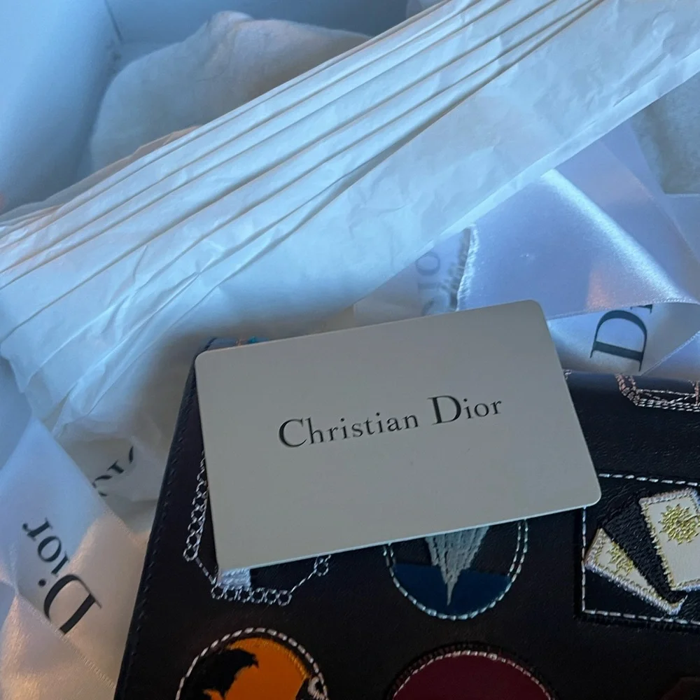 Dior wallet on chain with box card dust bag - Picture 9 of 12